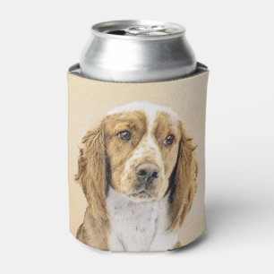 Enfriador De Latas Pintado español de Springer galesa - Arte de perro