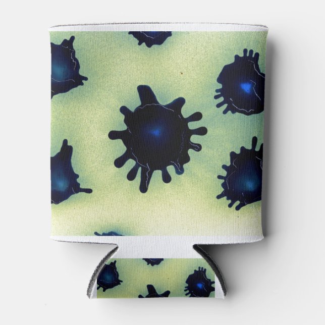 Enfriador De Latas Pintar bandeja en azul (Anverso)