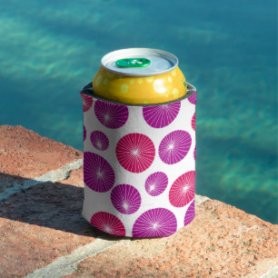 Enfriador De Latas Pintas púrpura y rosa