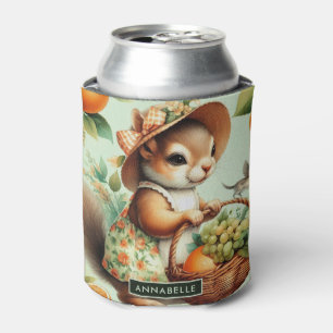 Enfriador De Latas Pintura de ardilla virgen