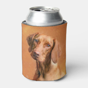 Enfriador De Latas Pintura de arte húngara de perro vizsla