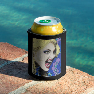 Enfriador De Latas Pintura de ‘Beso duro’ sobre una