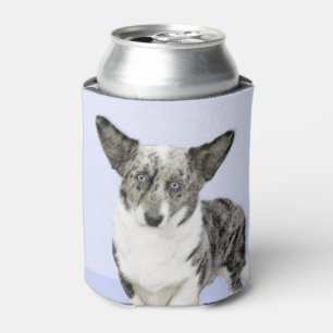 Enfriador De Latas Pintura de Cardigan Welsh Corgi - Arte Perro Origi