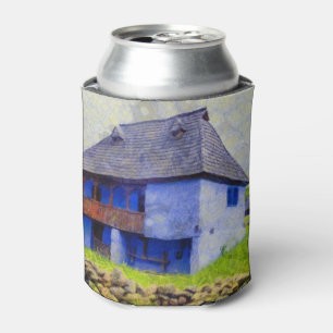 Enfriador De Latas Pintura de la casa azul