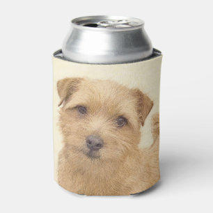 Enfriador De Latas Pintura de Norfolk Terrier - Arte Perro Original