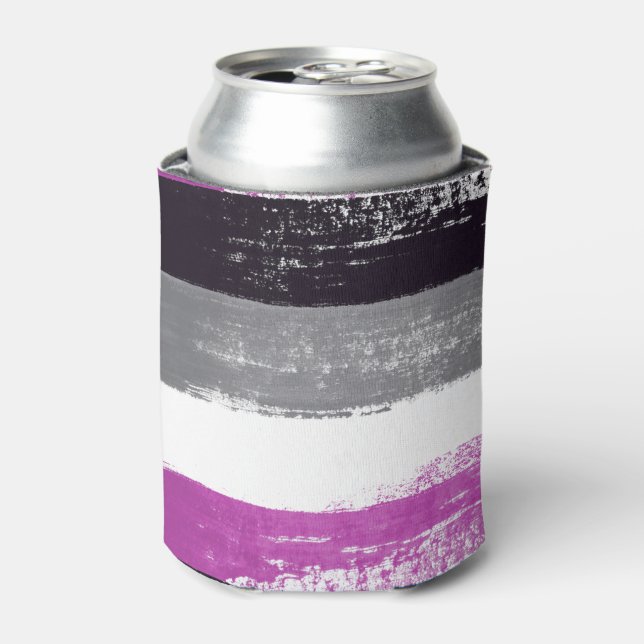 Enfriador De Latas Pintura de orgullo asexual (Lata Anverso)