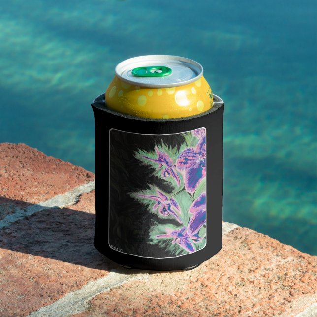 Enfriador De Latas Pintura de 'Orquídea tropical' en un (Piscina in situ)