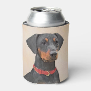 Enfriador De Latas Pintura de Pinscher original de arte animal