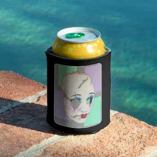 Enfriador De Latas Pintura de 'valle extraño' en un