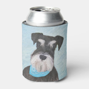 Enfriador De Latas Pintura Schnauzer (en miniatura) - Perro original 