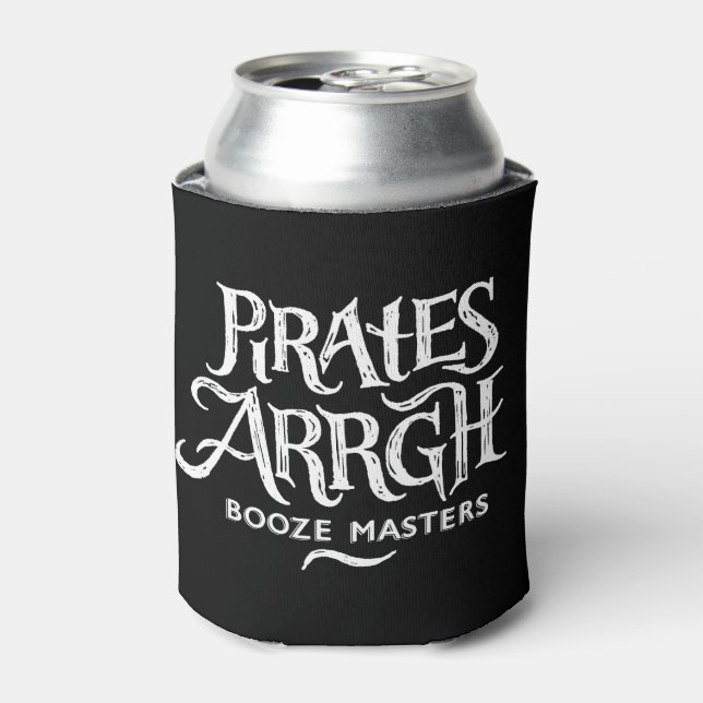 Enfriador De Latas Piratas Arrgh Booze Masters (Lata Anverso)
