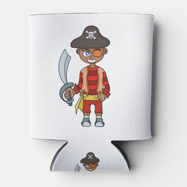 Enfriador De Latas Pirate Boy (Anverso)