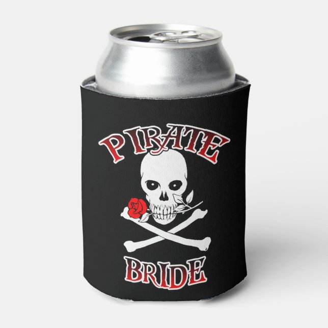 Enfriador De Latas Pirate Bride Refrigerador de bebidas (Lata Anverso)