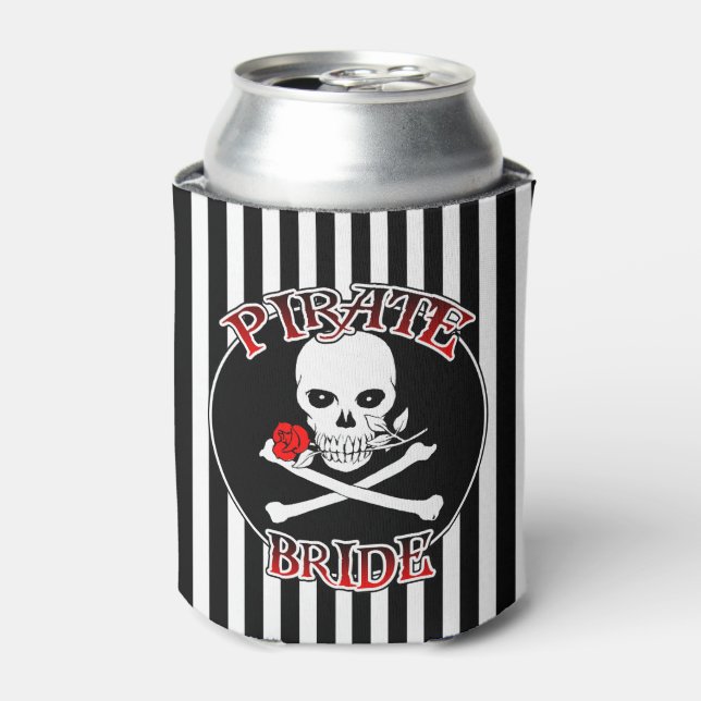 Enfriador De Latas Pirate Bride Refrigerador de bebidas (Lata Anverso)