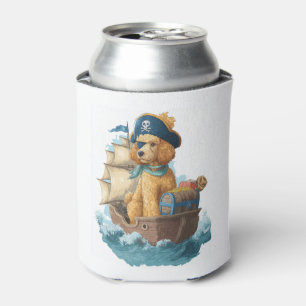 Enfriador De Latas Pirate Poodle � divertido perro marino