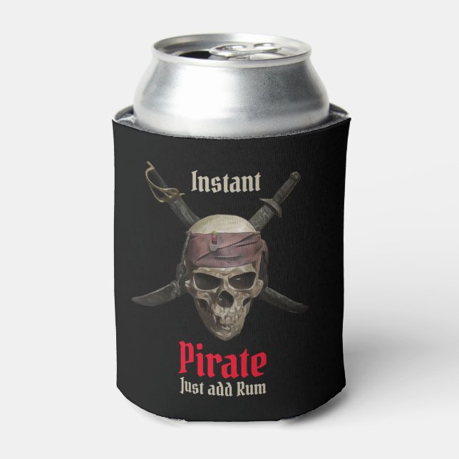 Enfriador De Latas Pirate Skull (Lata Anverso)