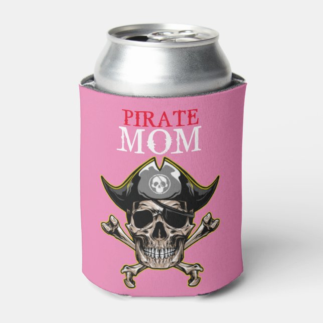 ENFRIADOR DE LATAS PIRATE SKULL MOM CROSS BONOS (Lata Anverso)