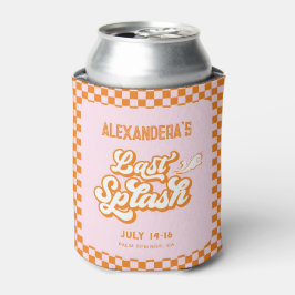 Enfriador De Latas Piscina de despedida de soltera rosa Splash