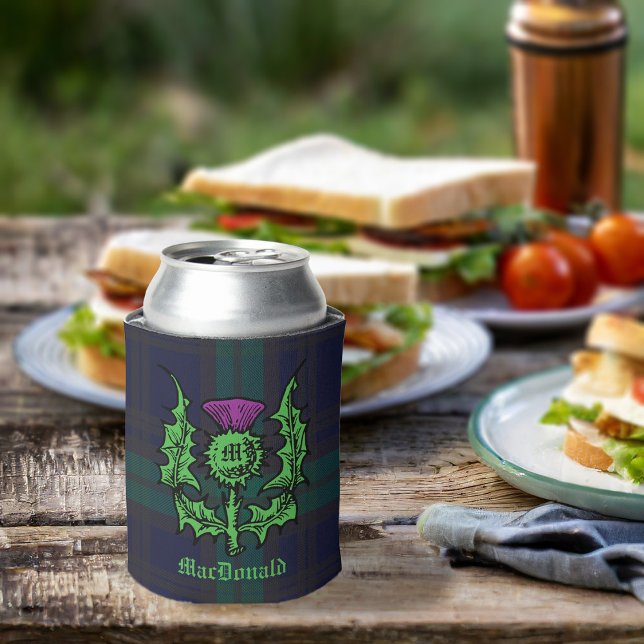Enfriador De Latas Pista escocesa sobre nombre personalizado tartán o (Subido por el creador)