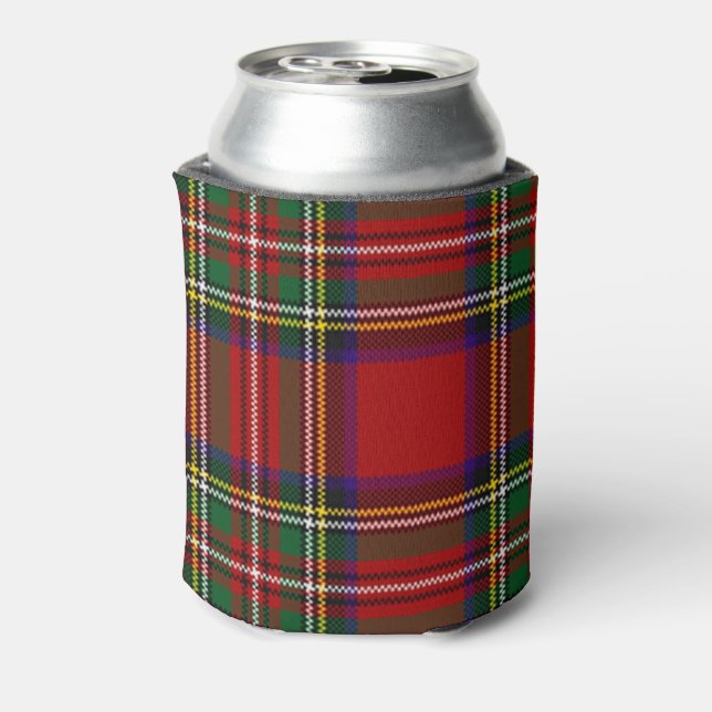 Enfriador De Latas PixDezines clan stewart tartan (Reverso de la lata)