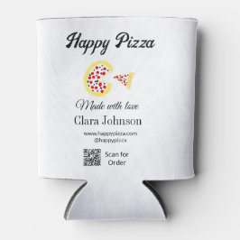 Enfriador De Latas Pizza restaurant cafe pizzeria scan QR code order