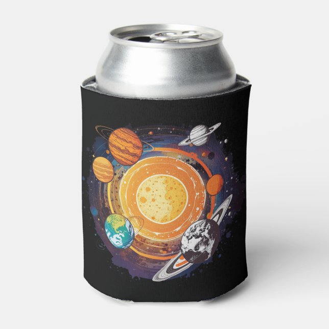 Enfriador De Latas Planetas (Lata Anverso)