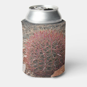 Enfriador De Latas Planta única de desierto de Cactus de Barril Rojo 