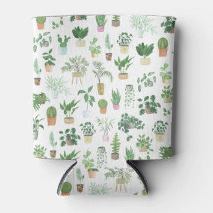 Enfriador De Latas Plantas plantadas y patrones de macetas