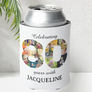 Enfriador De Latas Plantilla de invitación de foto de cumpleaños núme