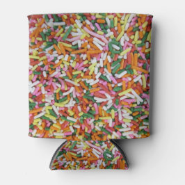 Enfriador De Latas plantilla de textura con salpicaduras de golosinas