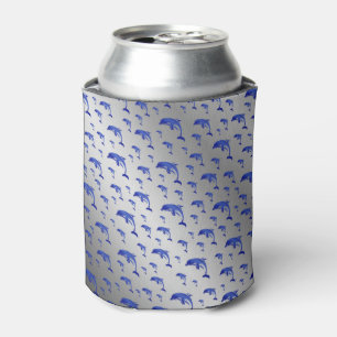 Enfriador De Latas plata, delfín, pescado, naturaleza, acuático, dise