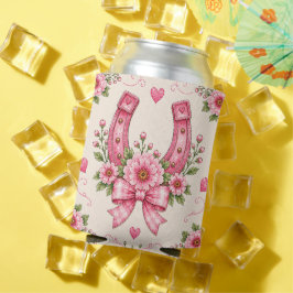 Enfriador De Latas Platos de papel para baby shower de vaquera rosa |