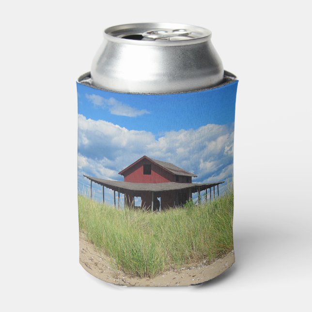 Enfriador De Latas Playa de la Isla de los Grasos (Lata Anverso)