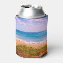 Enfriador De Latas Playa de mar azul turquesa
