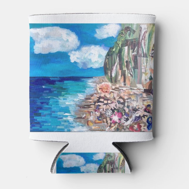 Enfriador De Latas Playa de Moonlight, Encinitas (Anverso)