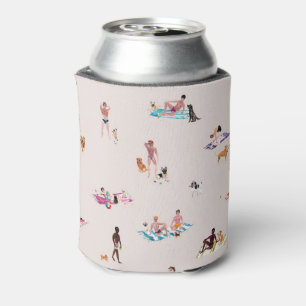 Enfriador De Latas PLAYA DE TÍOS Y PERROS Arena Neutral