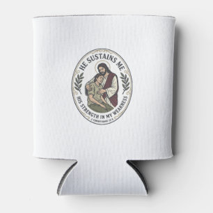 Enfriador De Latas Playera de ánimo de enfermedad crónica de Jesús In