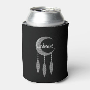 Enfriador De Latas Pluma de luna media luna plateada Thunder_Cove