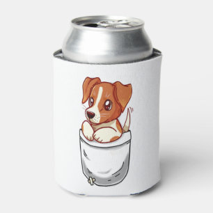 Enfriador De Latas Pocket Cute Jack Russell Terrier