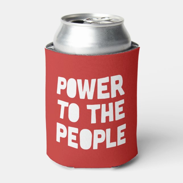 Enfriador De Latas Poder Para El Pueblo (Lata Anverso)