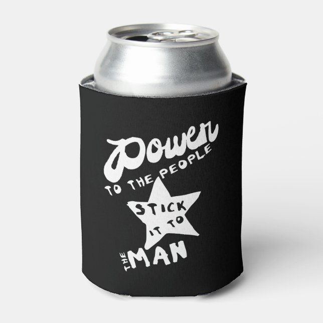 Enfriador De Latas Poder Para El Pueblo (Lata Anverso)