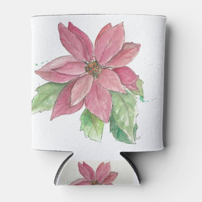 Enfriador De Latas poinsettia (Anverso)