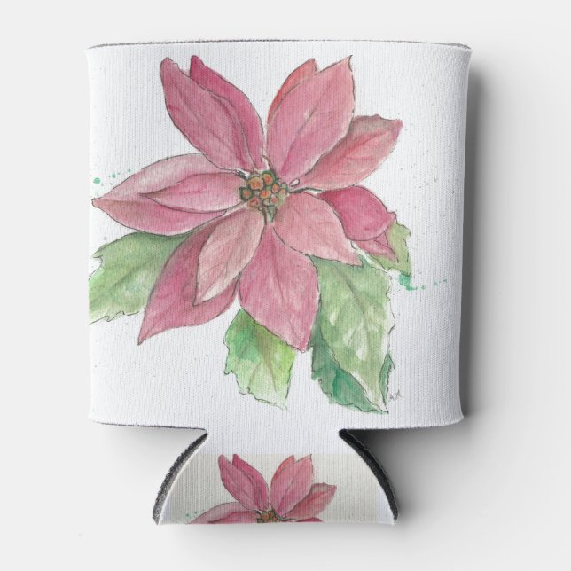 Enfriador De Latas poinsettia (Anverso)