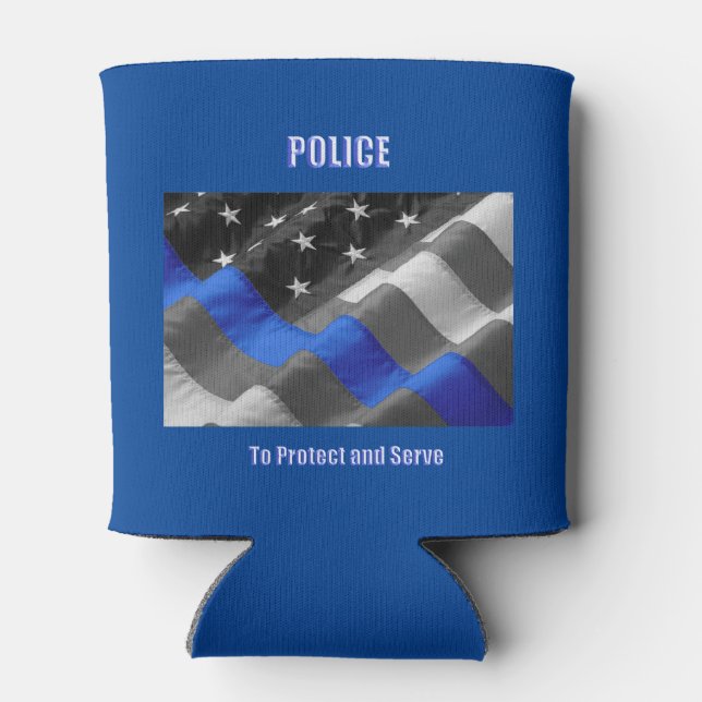 Enfriador De Latas Policía (Reverso)