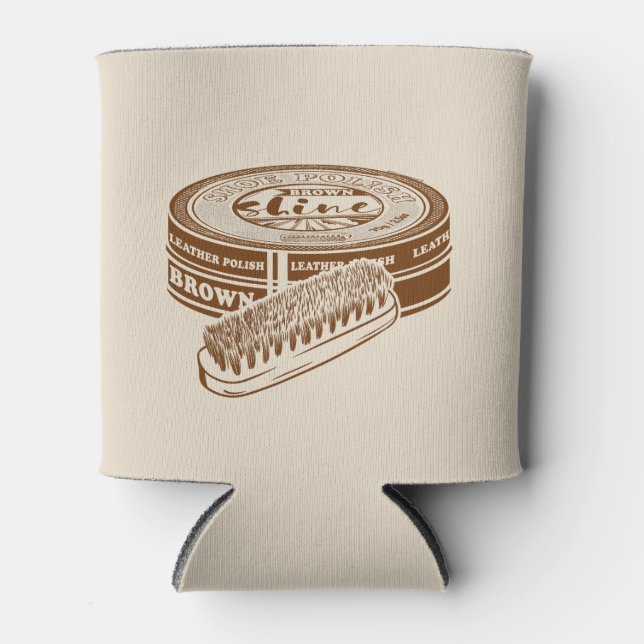 Enfriador De Latas Pollo de calzado marrón (Anverso)