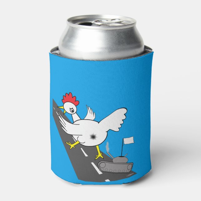 Enfriador De Latas ¡Pollo gigante! (Lata Anverso)
