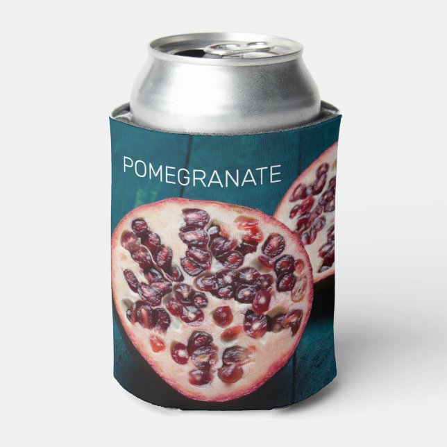 Enfriador De Latas Pomegranate Vegan Fruit Gourmet Foodisouvenir (Lata Anverso)