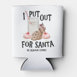 Enfriador De Latas Ponte para Santa Él siempre viene divertido de Nav