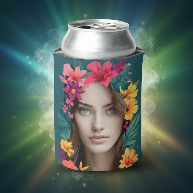 Enfriador De Latas Pop Bloom Pattern two face (Subido por el creador)