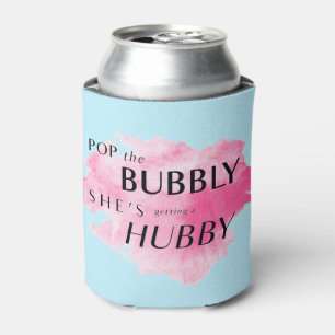 Enfriador De Latas Pop The Bubbly, se está poniendo una acuarela de m